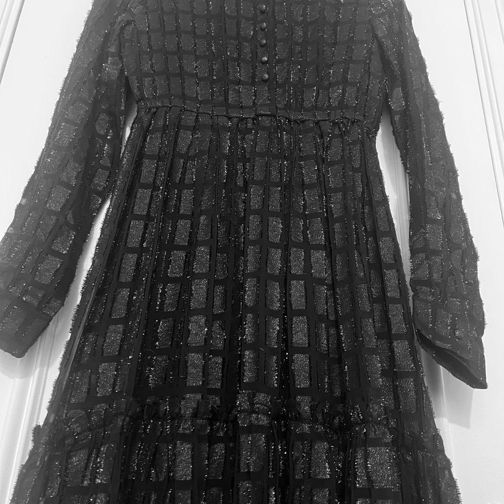 Dodo Bar Or Black and Silver Textured Maxi Dress - Picture 10 of 16